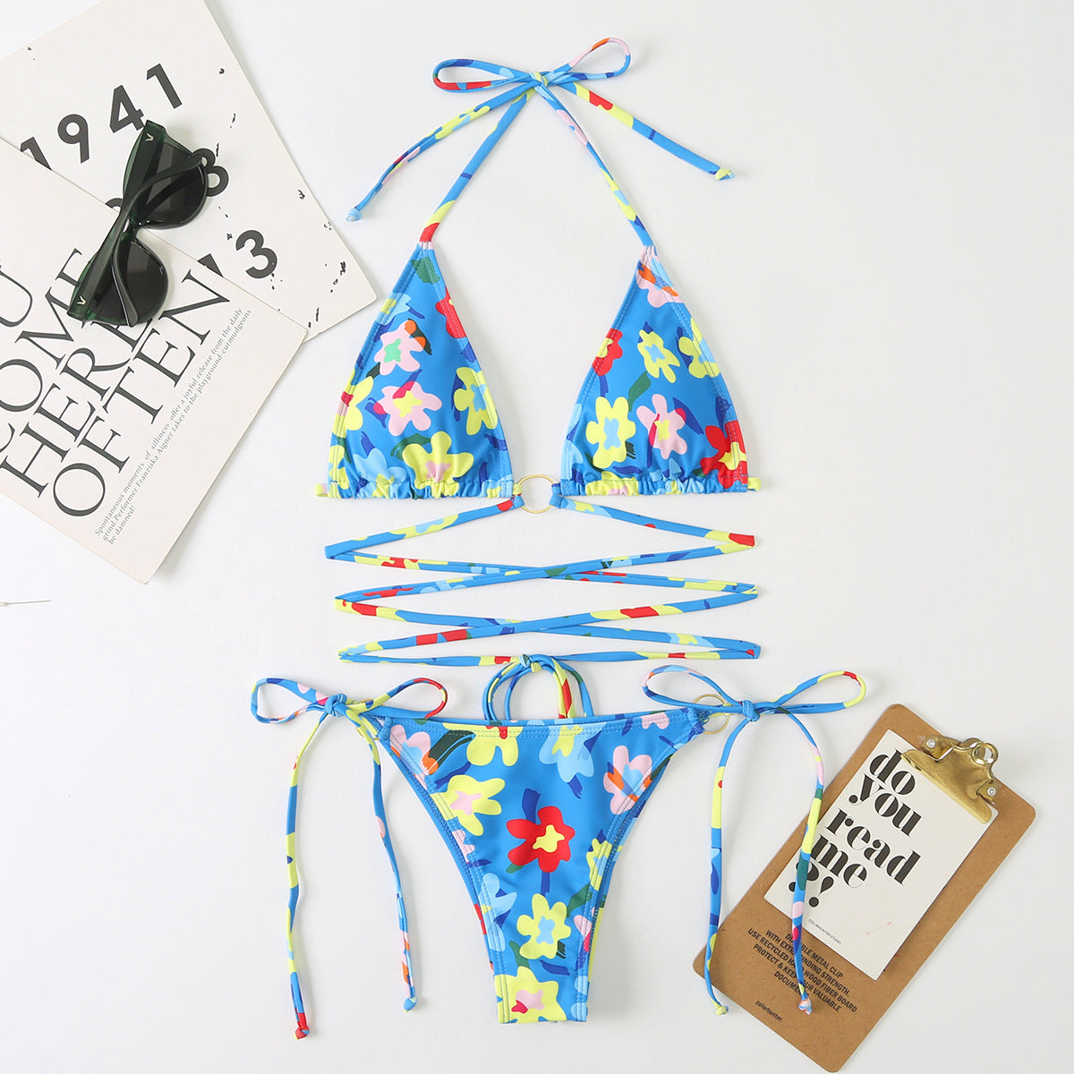 Ensemble bikini imprimé floral Berg-feldt pour femme