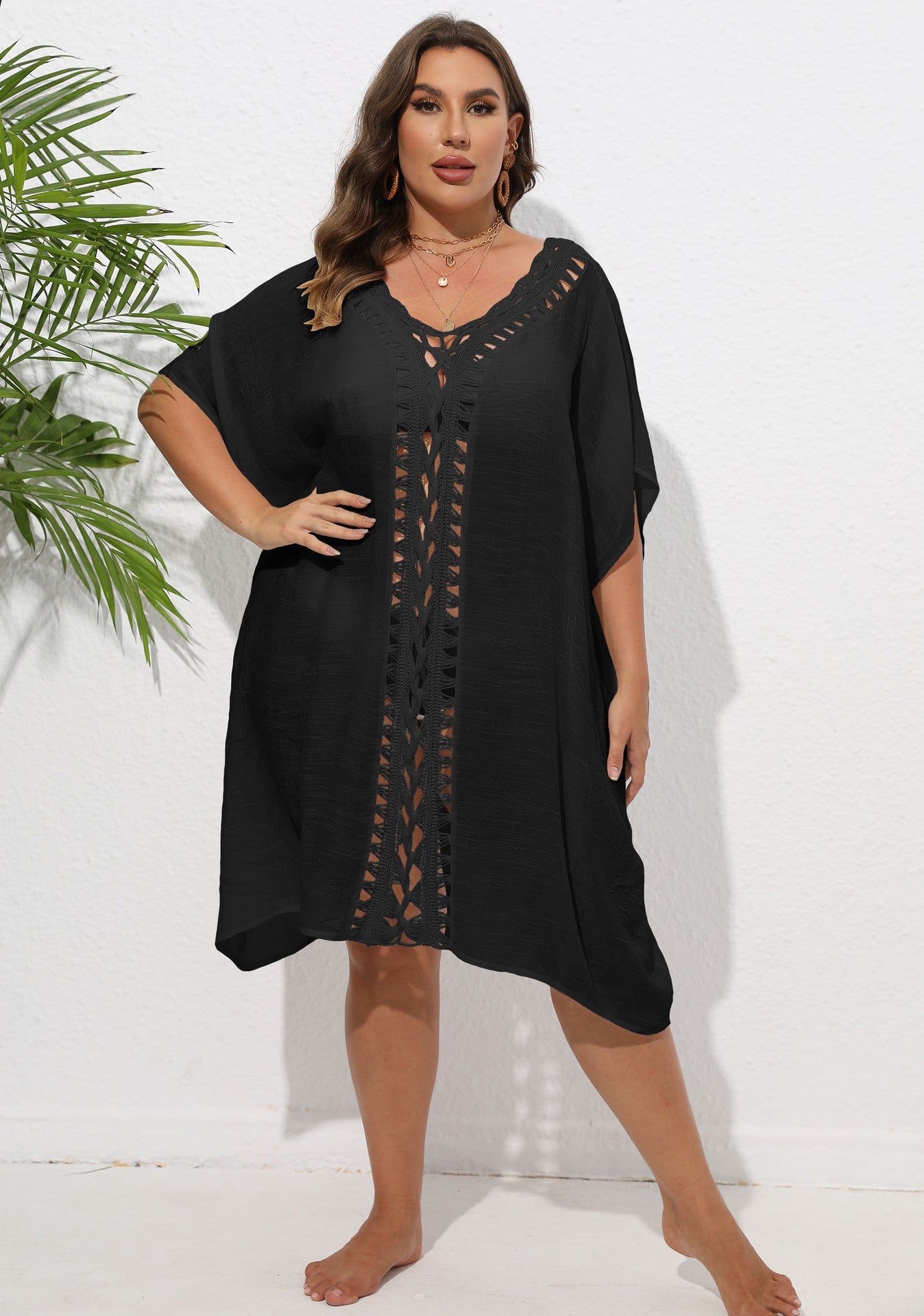 Kaftan de plage bohème au crochet par berg-feldt