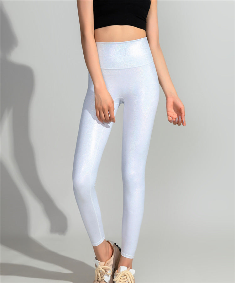 Leggings brillantes pour femme, taille haute, berg-feldt