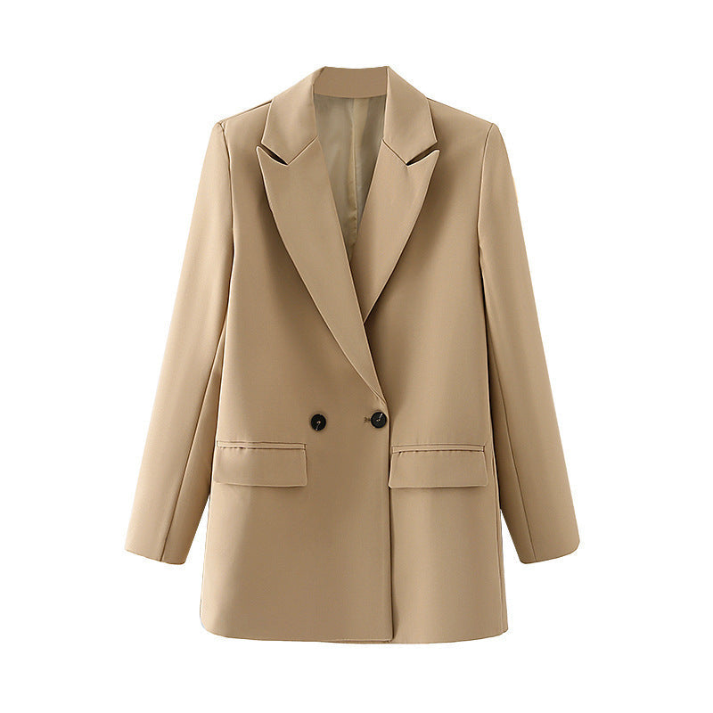 Women's Fitted Double-Breasted Blazer berg-feldt 1750151183