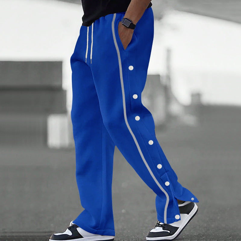 Pantalon de jogging ample sportif pour hommes avec boutons-pression Berg-Feldt