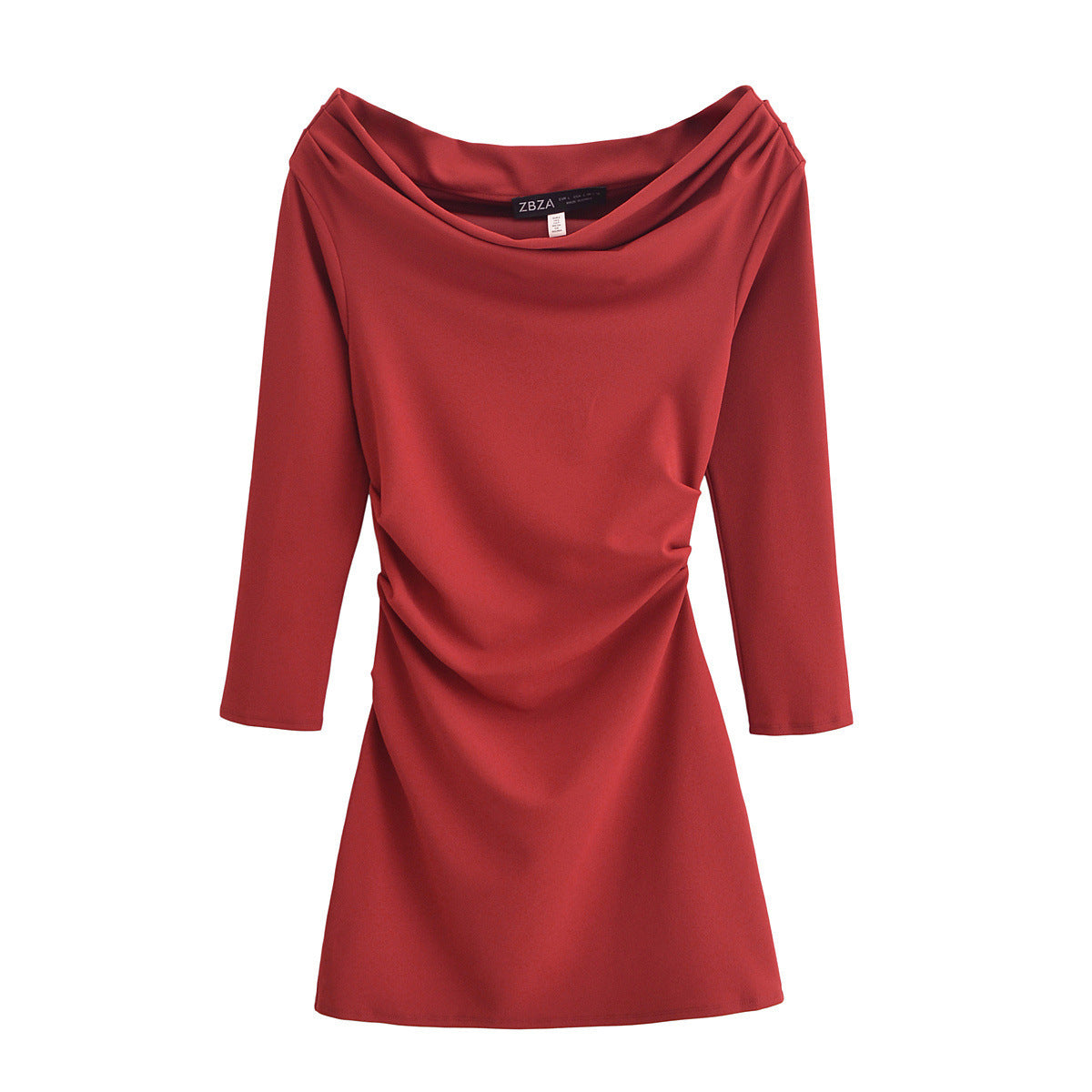 Robe moulante à épaules dénudées avec décolleté cache-cœur de berg-feldt