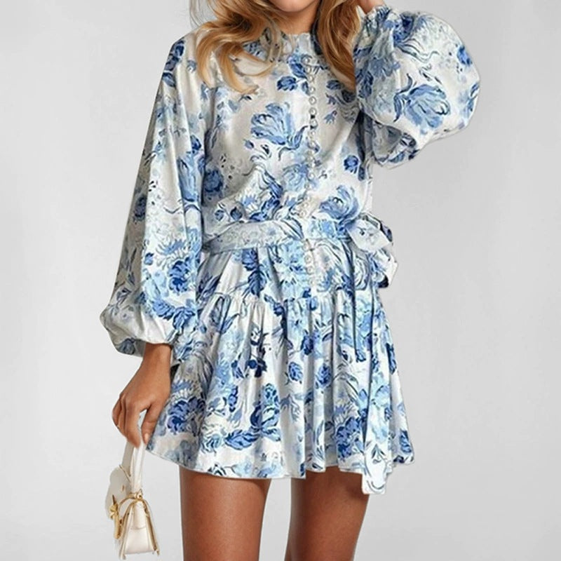 Elegantes Damen-Minikleid mit Puffärmeln und tailliertem Schnitt von berg-feldt