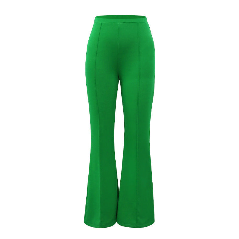 Elegant, colorful women's blouse with a medium-high collar and long sleeves from berg-feldt