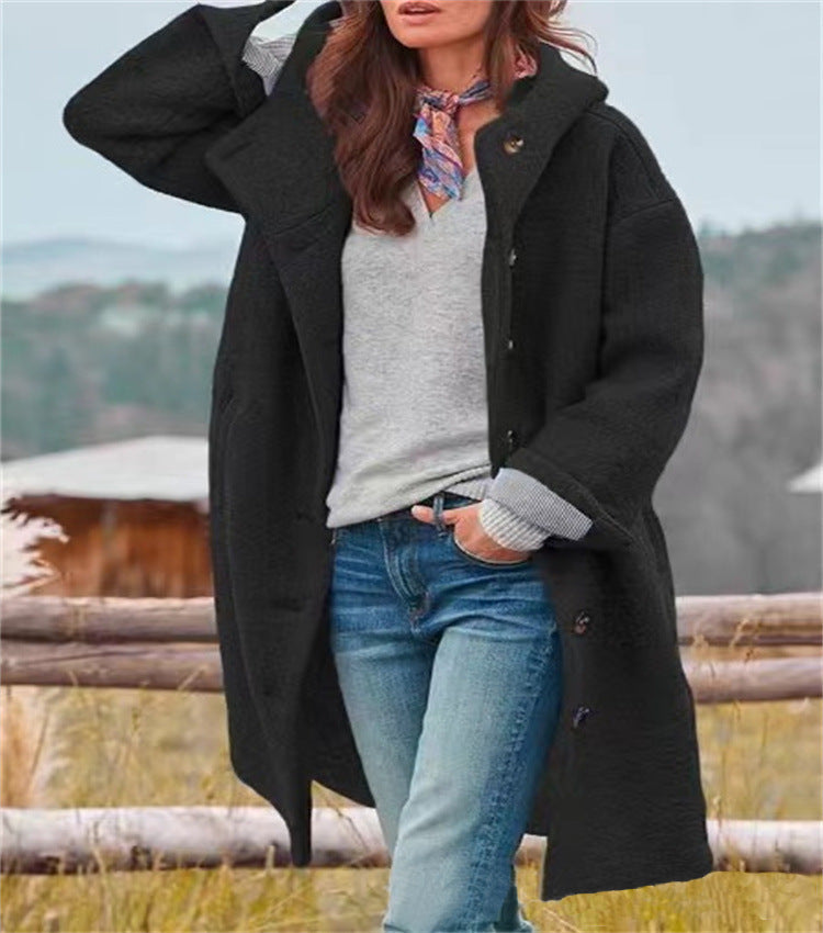 Manteau en polaire décontracté oversize pour femme avec poches pratiques Berg-Feldt