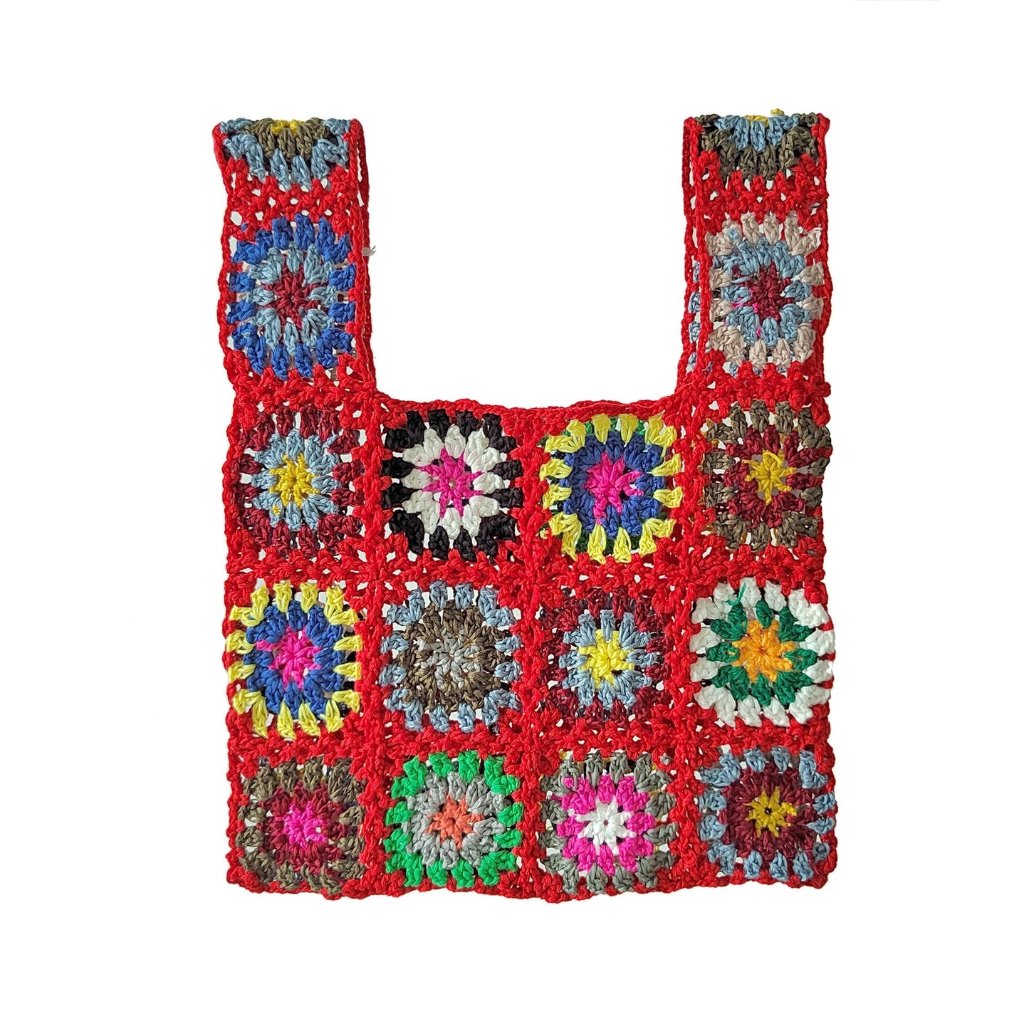 Woman's Crochet Cross-Stripe Bag berg-feldt 1750742978