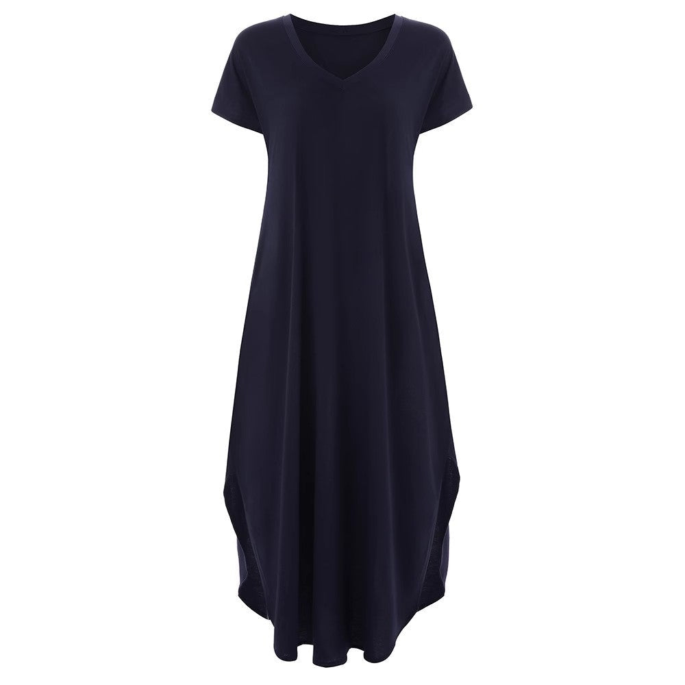 Robe longue élégante à dos nu et coupe fluide de berg-feldt