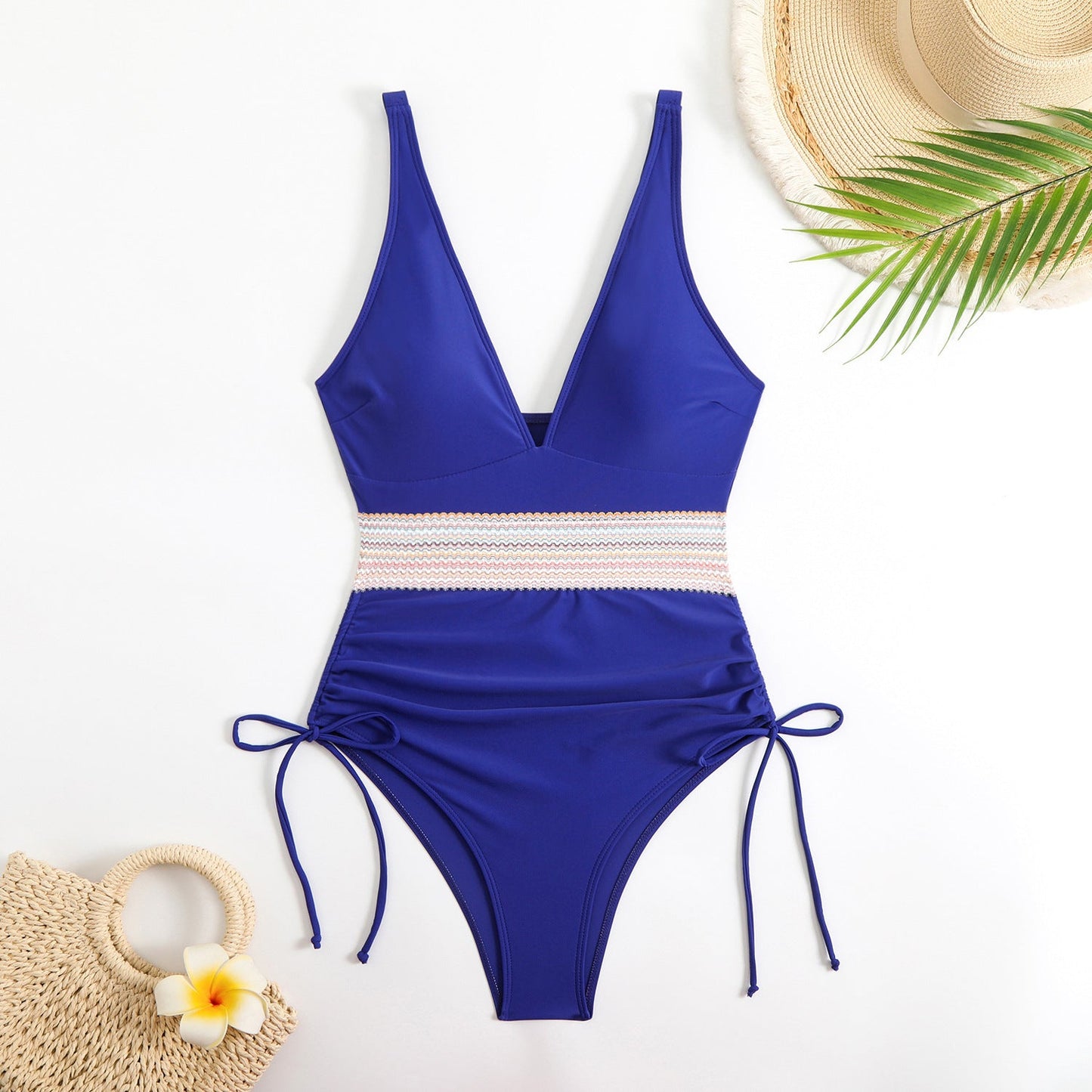 Maillot de bain femme Berg-Feldt avec décolleté en V et bretelles réglables