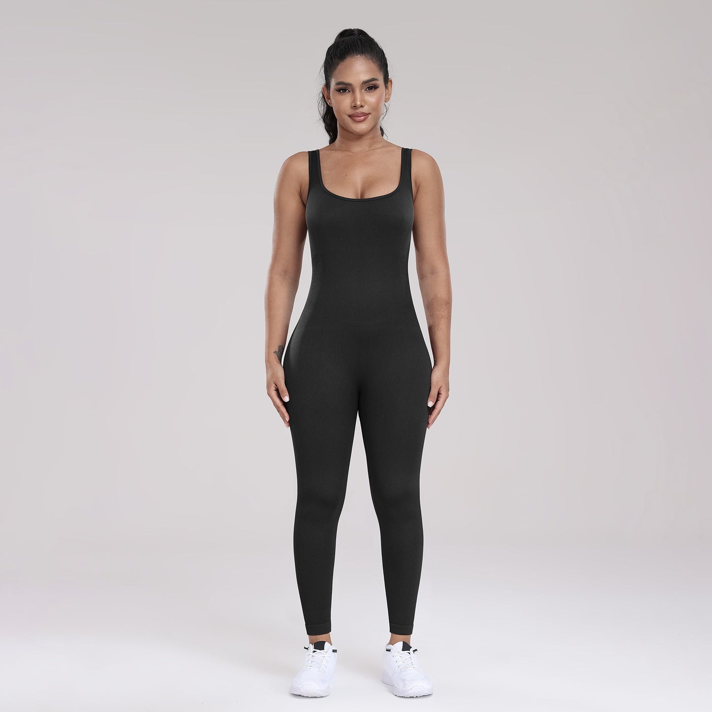 Body sans coutures côtelé taille haute pour femme de berg-feldt