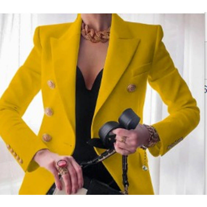 Blazer élégant pour femme avec boutons dorés et coupe classique Berg-Feldt