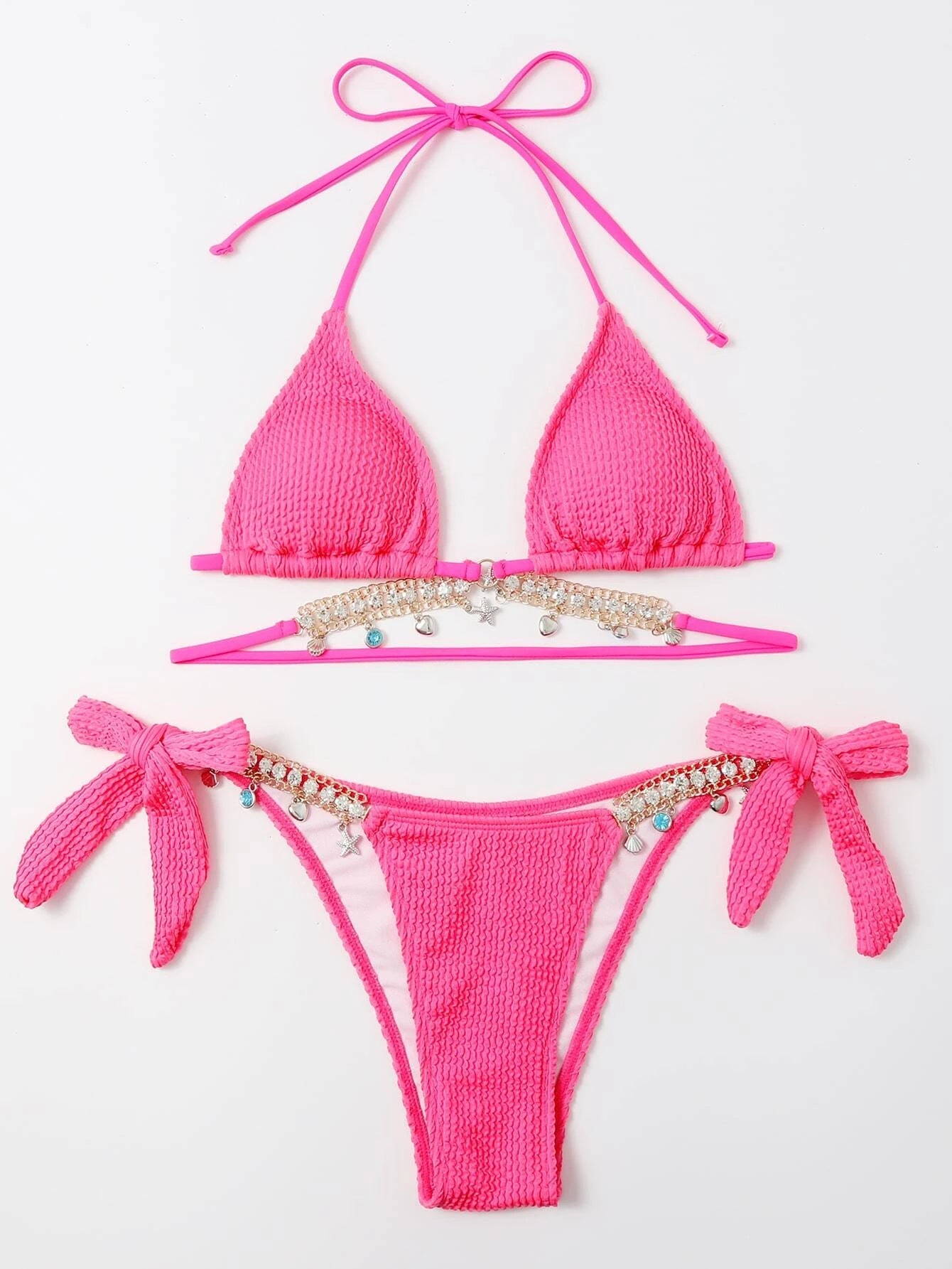 Ensemble bikini pour femme avec accents scintillants et bretelles réglables par berg-feldt