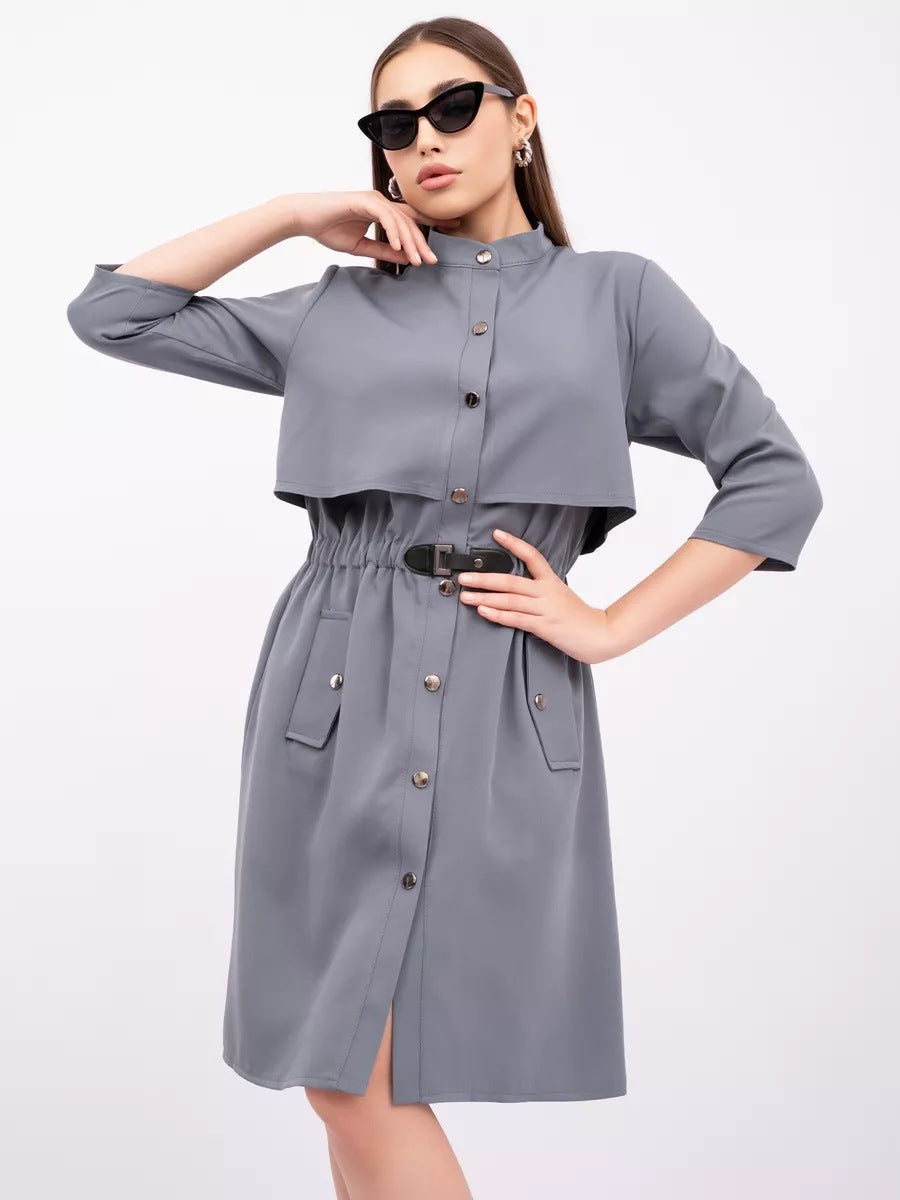 Robe chemise pour femme avec ceinture et poches de berg-feldt
