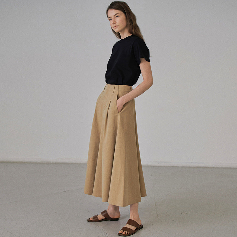 Eleganter Maxirock für Damen mit fließendem Fall und hoher Taille von berg-feldt