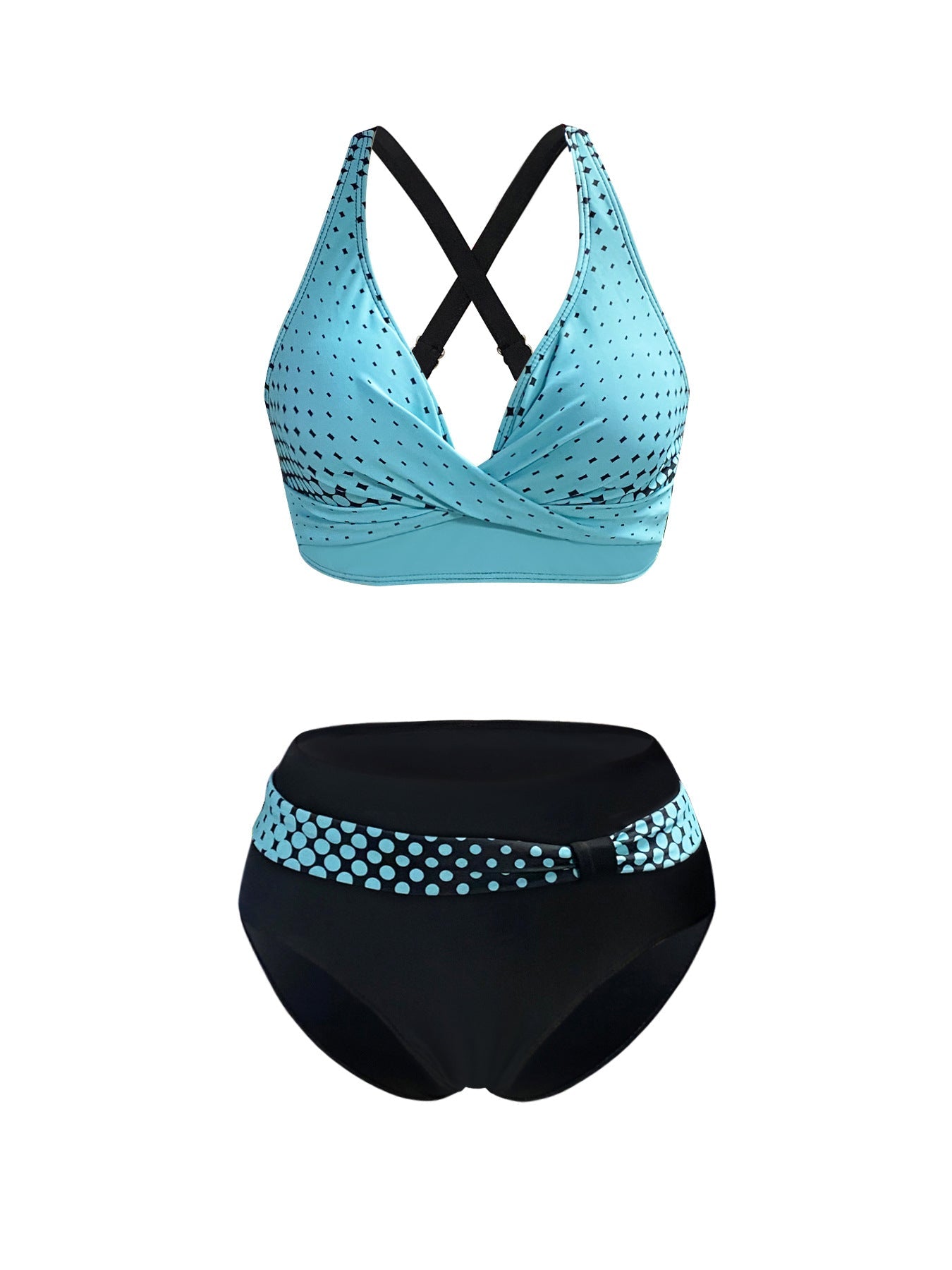 Sport-Bikini-Set für Damen, hochgeschnitten, berg-feldt