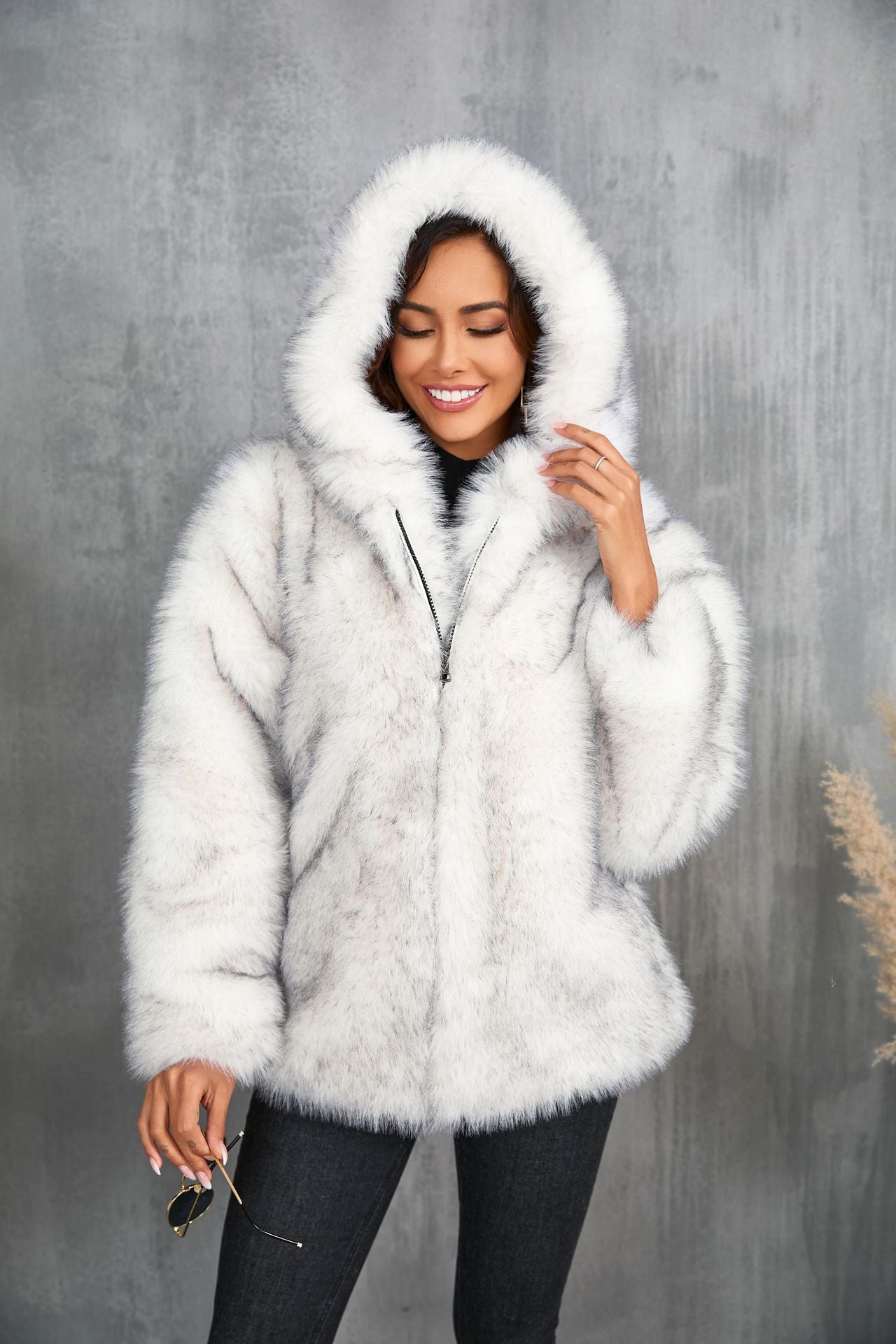 Veste à capuche douillette Berg-Feldt pour femmes