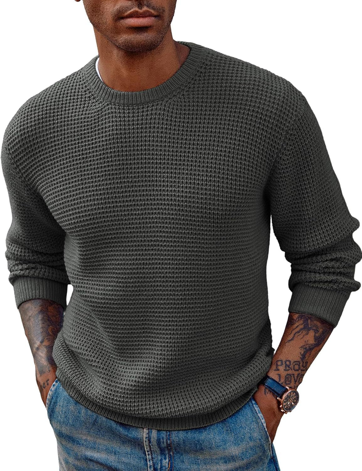 Pull grosse maille texturé homme Berg-Feldt