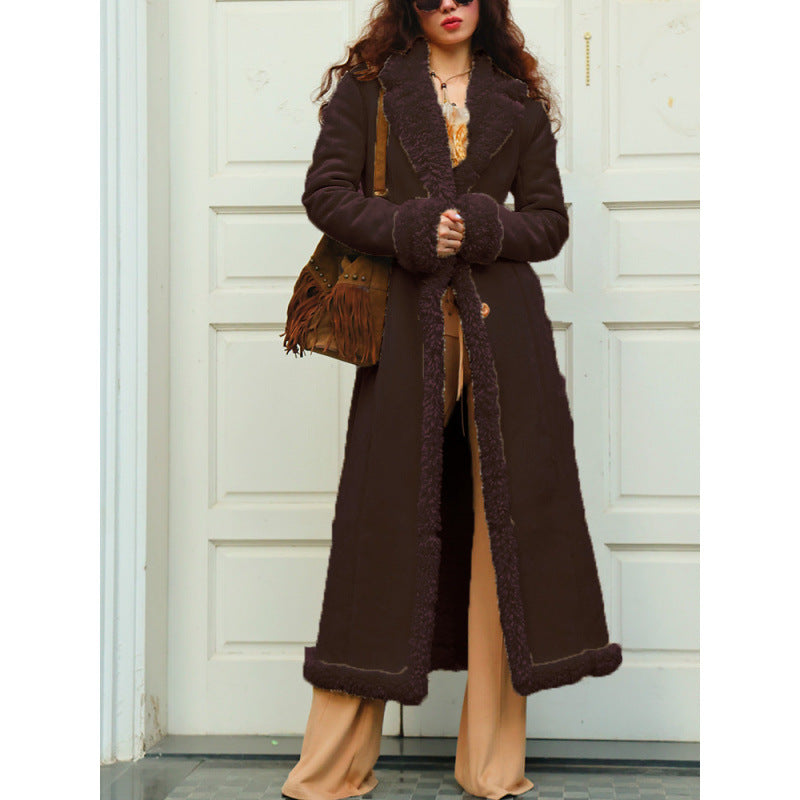 Manteau de luxe en fausse fourrure pour femme Berg-Feldt