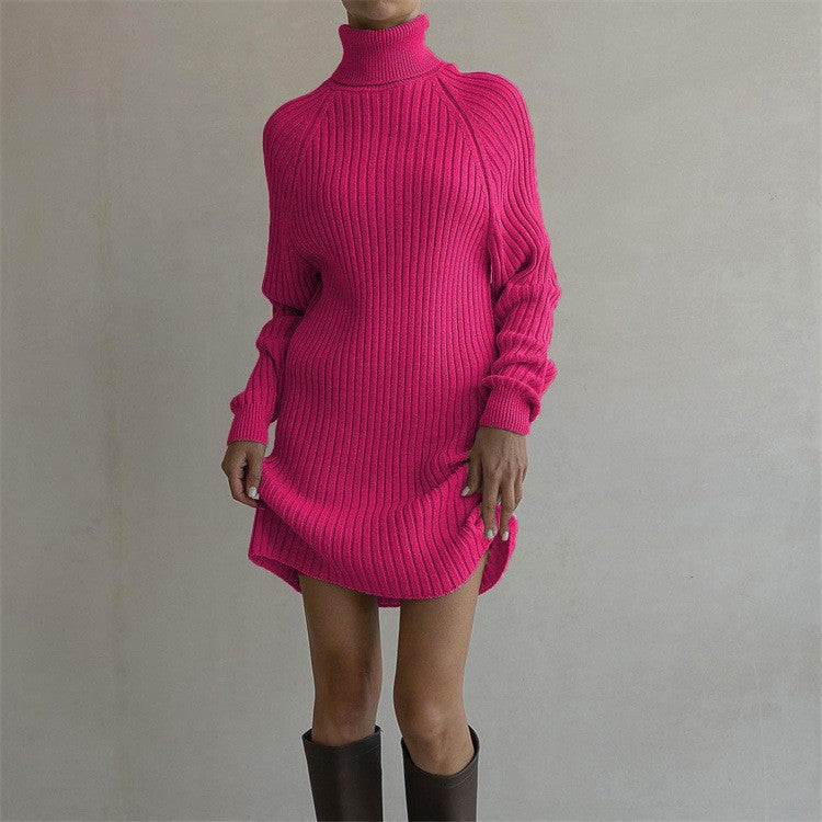 Robe pull femme à col montant et manches larges Berg-Feldt