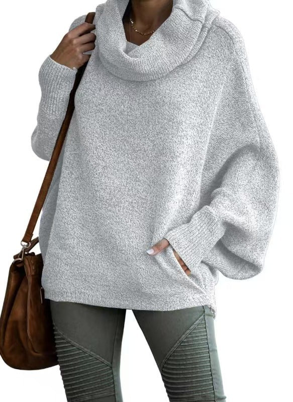 Damen Oversized Strickpullover mit Rollkragen Berg-Feldt