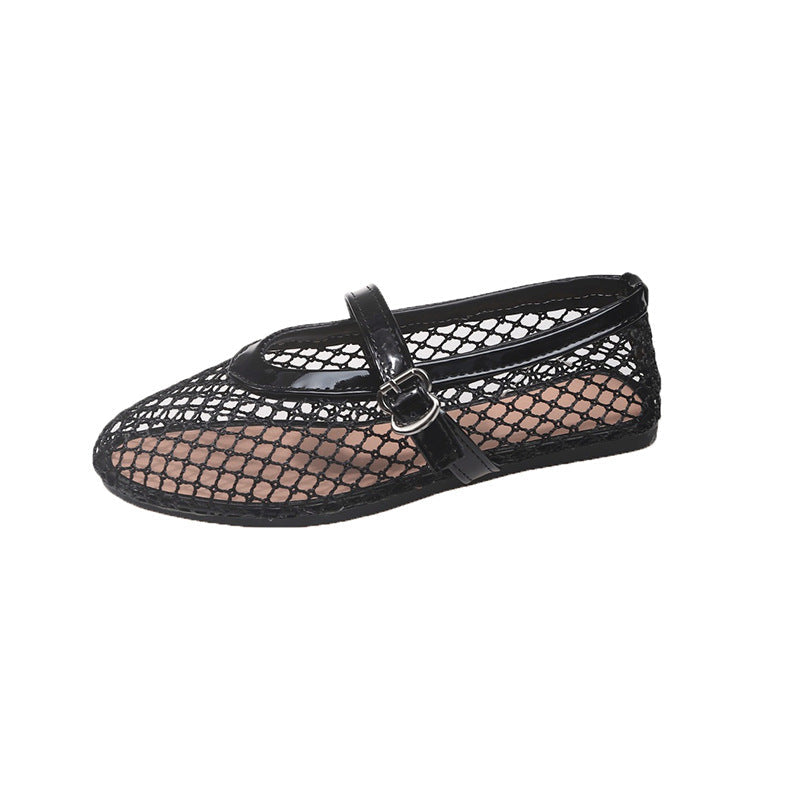 Ballerines à brides en maille pour femme de berg-feldt