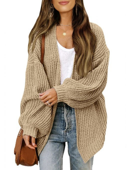 Cardigan en grosse maille pour femme avec épaules tombantes et coupe décontractée Berg-Feldt
