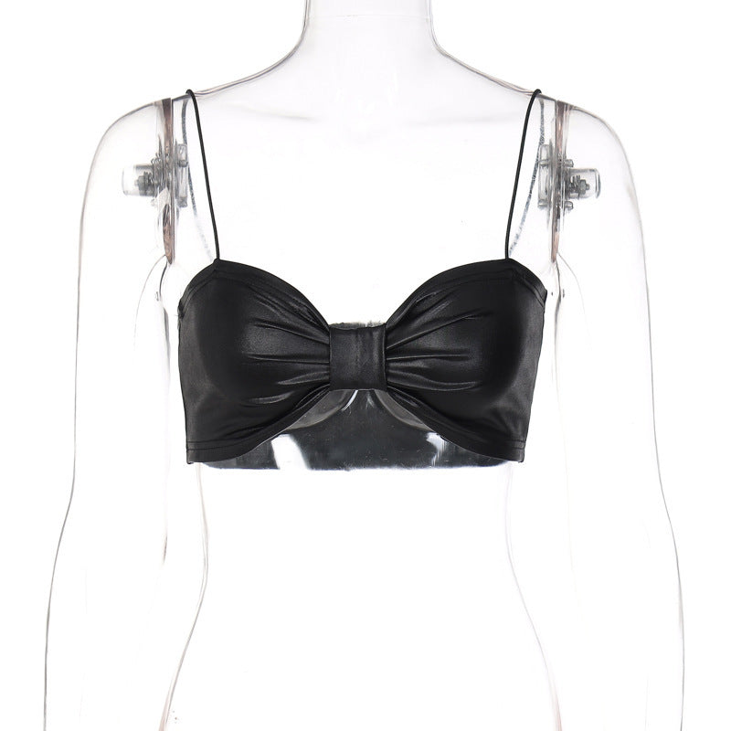 Élégant bustier femme berg-feldt avec nœud et bretelles réglables