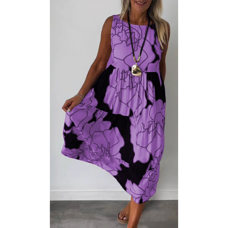 Fudus Robe Bretelles Imprimée Tendance