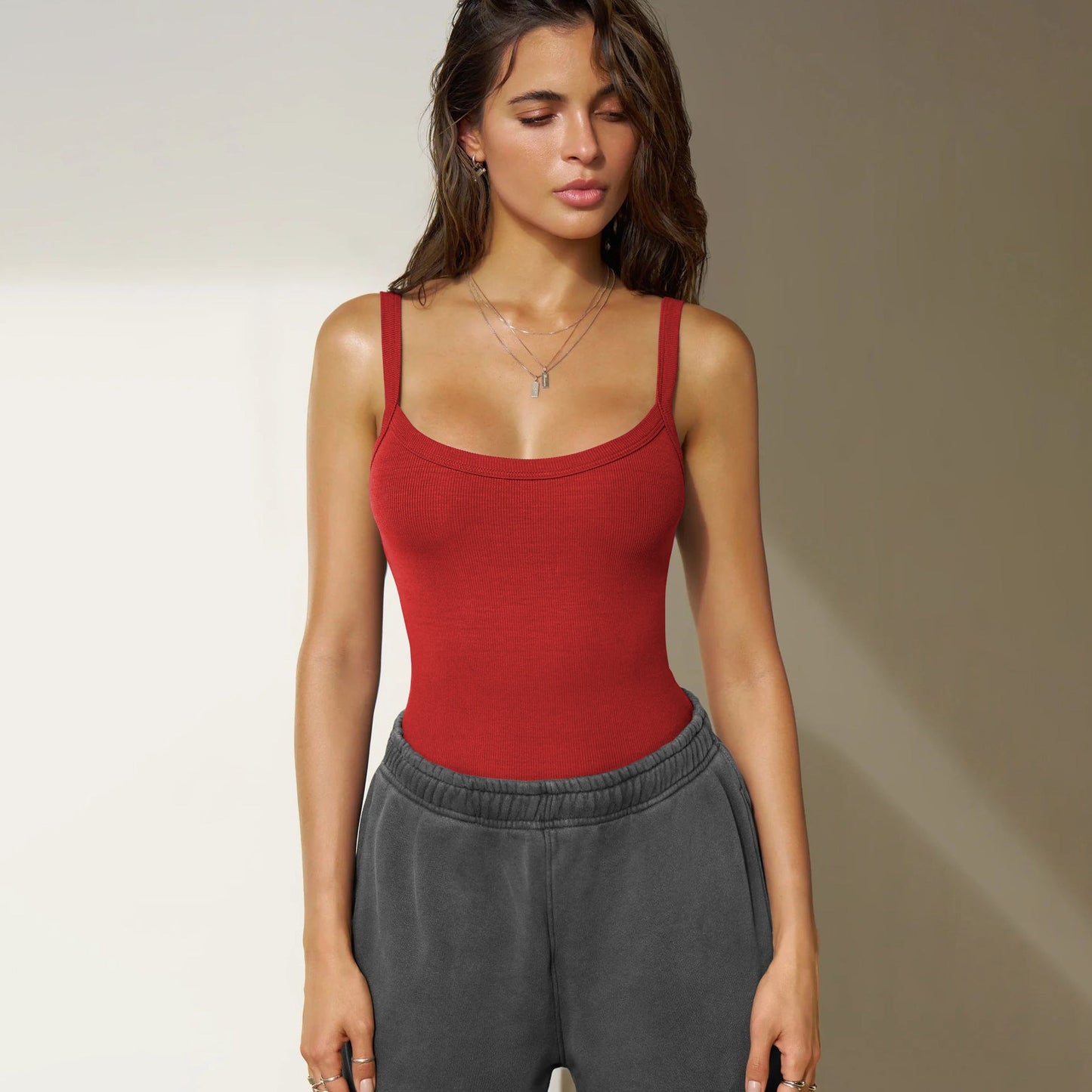 Body moulant femme avec bretelles spaghetti réglables Berg-Feldt