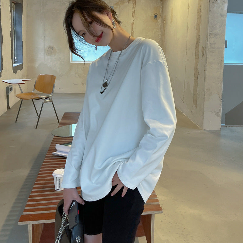 Lässiges, atmungsaktives Damen-Langarmshirt in Oversize aus hochwertigem Baumwollmix von berg-feldt