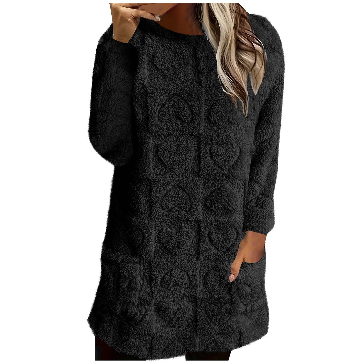 Tunique douillette pour femme avec motif cœur Berg-Feldt