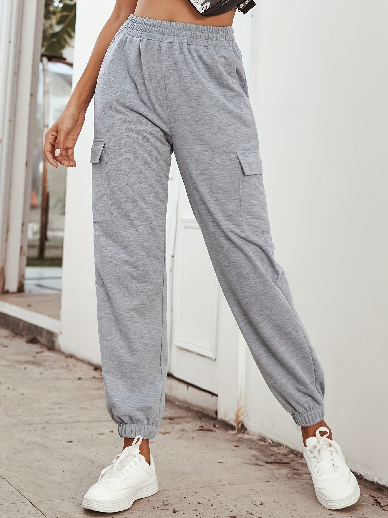 Damen Cargo-Hose mit elastischem Bund und praktischen Taschen Berg-Feldt