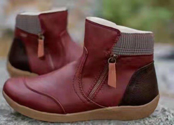 Boots femme à la mode avec fermeture éclair latérale et semelle confortable Berg-Feldt