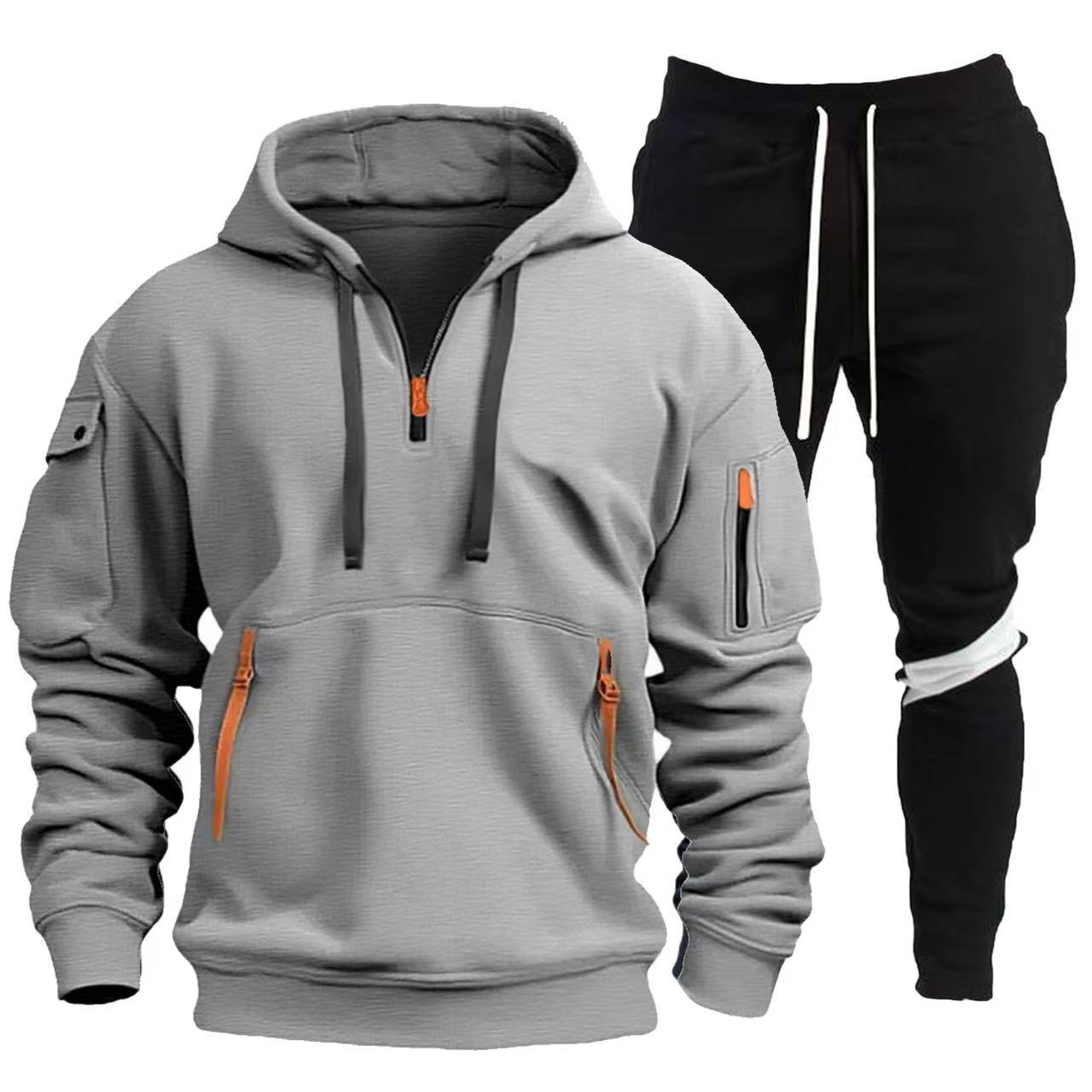Herren Sportliche Hoodie- und Jogginghosen Kombination Berg-Feldt