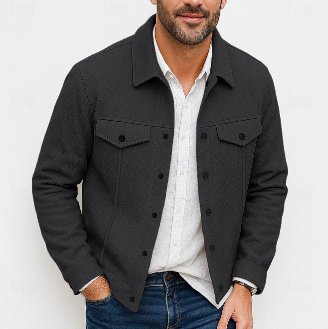 Herren stylische Utility-Jacke mit gepolsterten Taschen Berg-Feldt