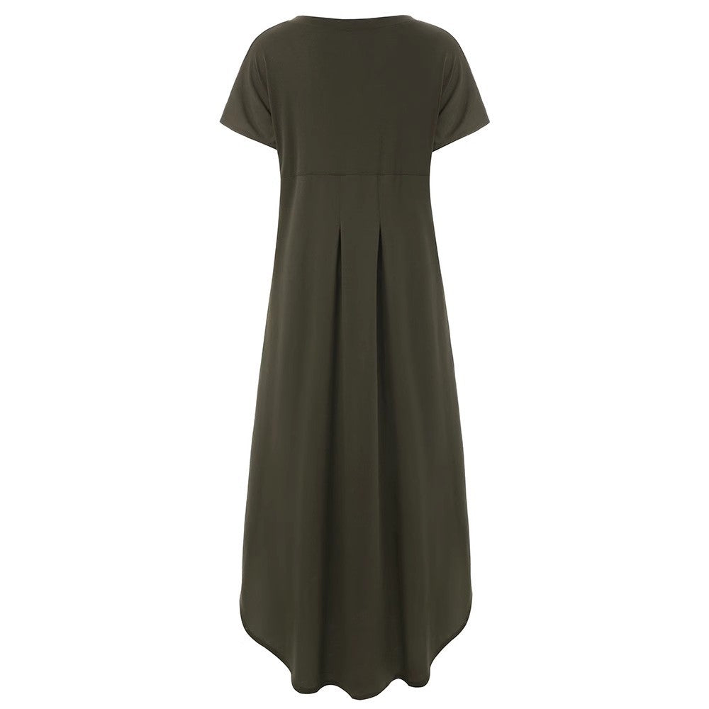 Robe longue élégante à dos nu et coupe fluide de berg-feldt