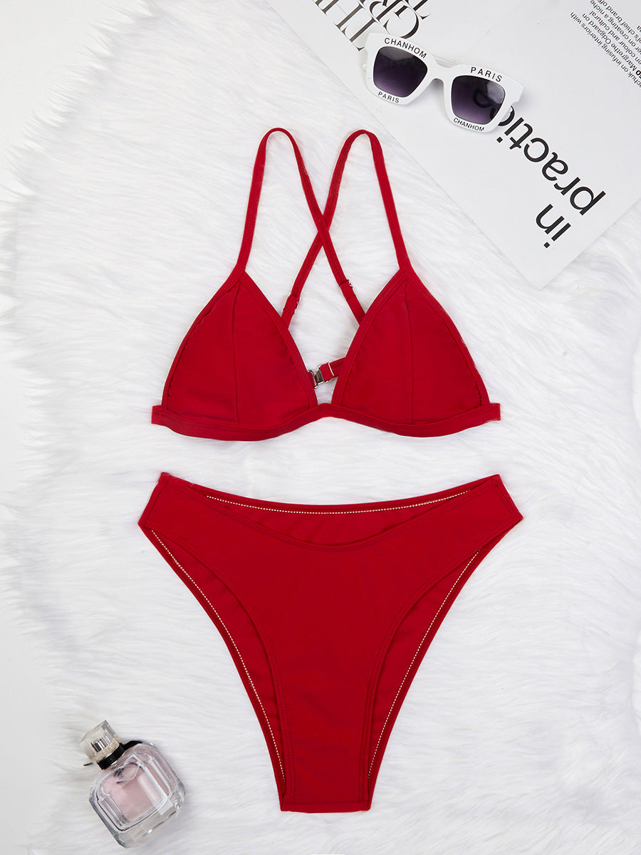 Ensemble de bikini triangle pour femme avec bretelles réglables par Berg-Feldt