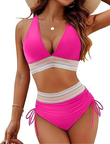 Ensemble de bikini dos nu taille haute Berg-Feldt pour femme