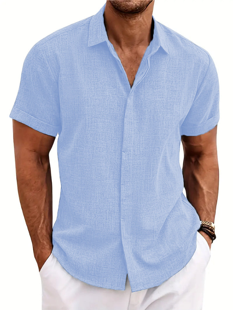 Heidi Mode | Chemise à manches courtes en lin