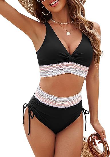 Ensemble bikini crop-top femme taille haute et bretelles réglables berg-feldt