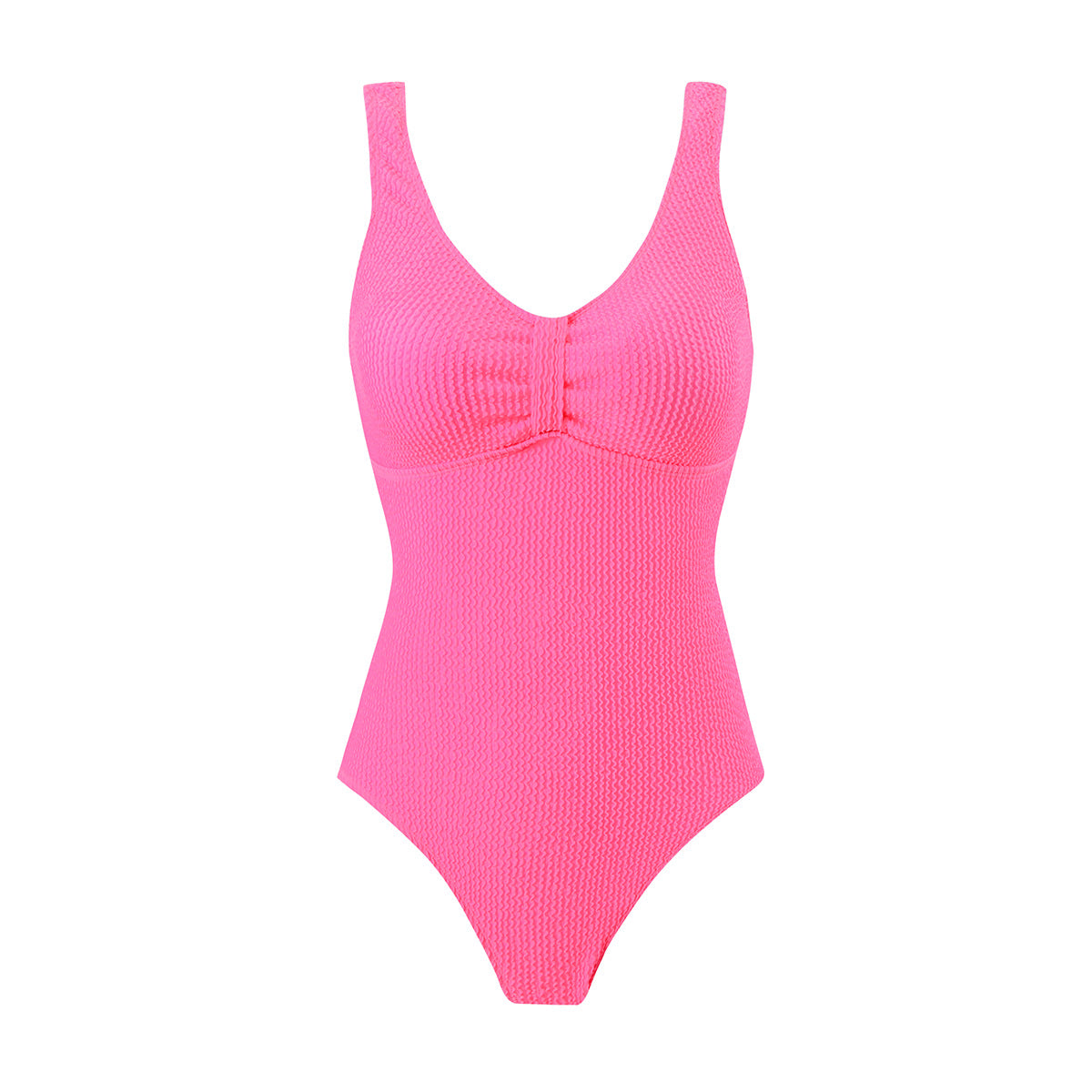 Maillot de bain femme Berg-Feldt, col en V et texturé