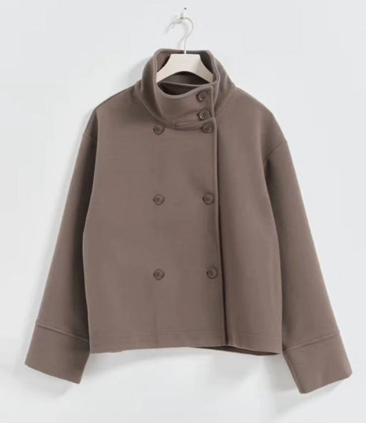 Damen Übergangsjacke mit modernem Reverskragen und eleganten Knopfdetails Berg-Feldt