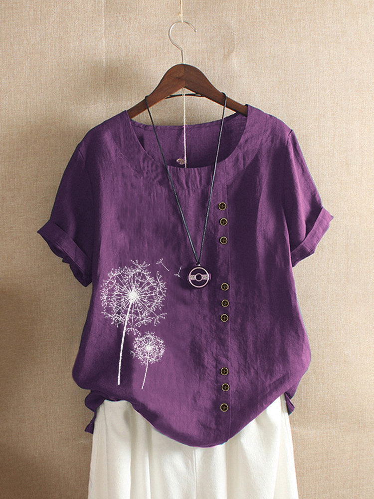 Chemisier femme à imprimé floral et détails boutonnés par berg-feldt