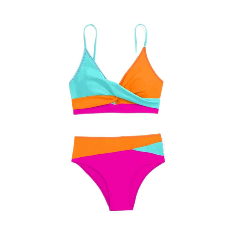 Ensemble bikini pour femme Berg-Feldt avec design cache-cœur raffiné et bas taille haute