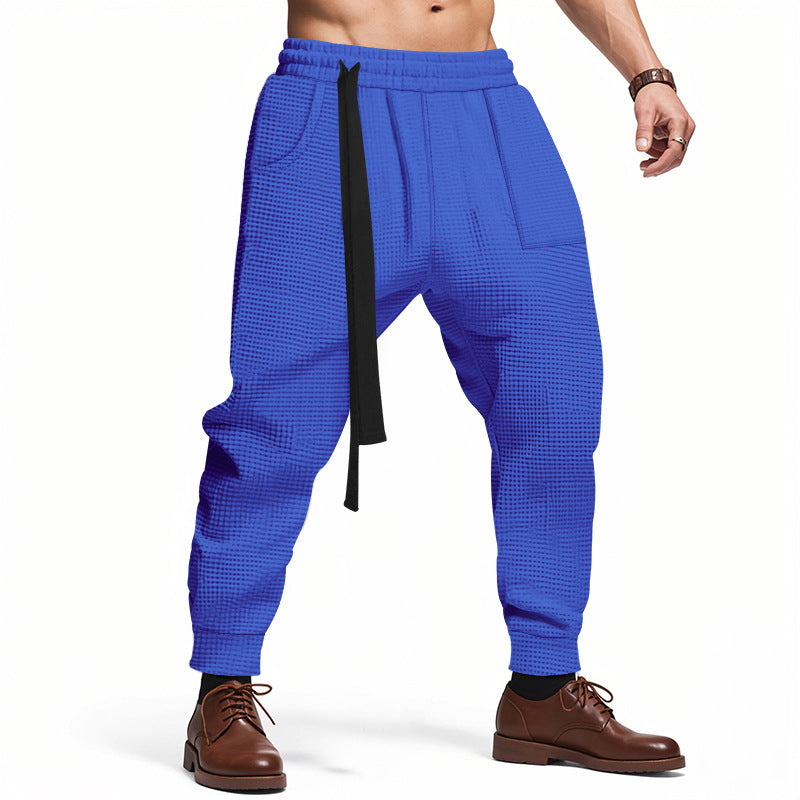 Herren lässige Struktur-Sweatpants mit verstellbarem Kordelzug Berg-Feldt