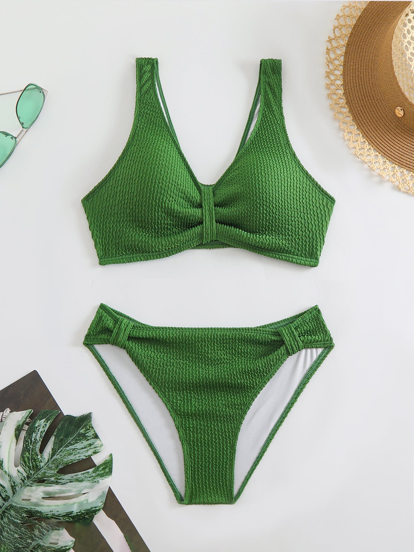 Haut de maillot bralette et culotte taille haute Berg-Feldt pour femme