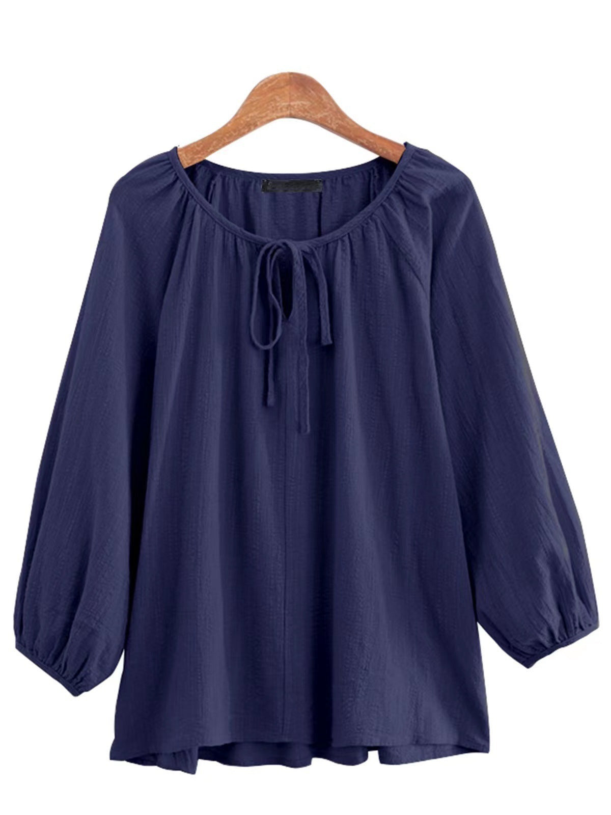Damenbluse mit elegantem Rundhalsausschnitt und bauschigen Ärmeln, die bis zum Knie reichen Berg-Feldt