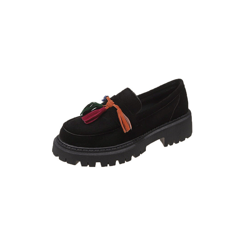 Mocassins à franges pour femme avec semelle en caoutchouc robuste par berg-feldt