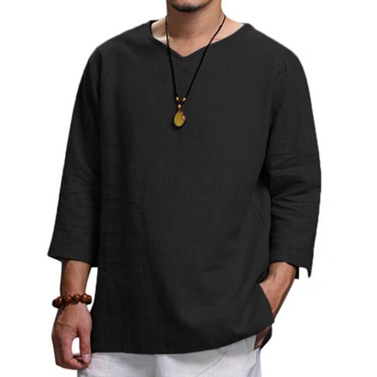 Herren lässiges Langarmshirt aus hochwertiger Baumwolle Berg-Feldt