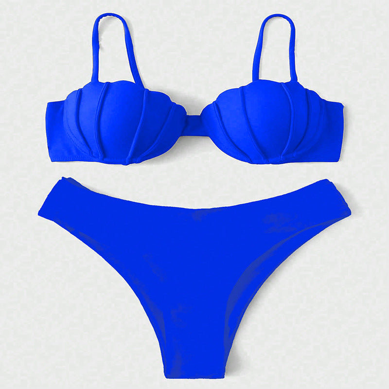 Ensemble de bikini pour femme avec haut texturé et coupe échancrée berg-feldt