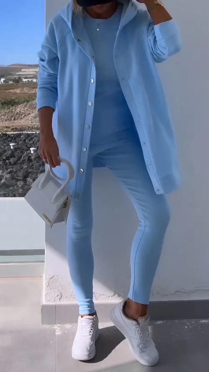 Ensemble décontracté pour femme : Cardigan oversize et legging ajusté de berg-feldt